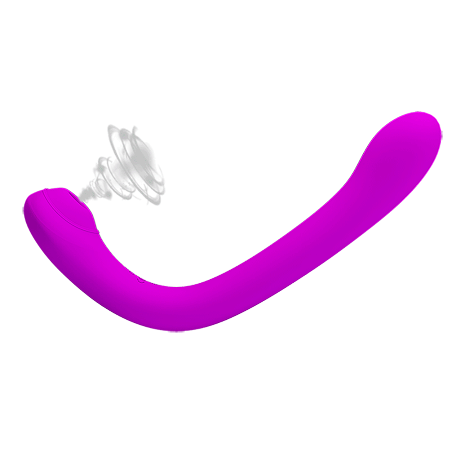 Вибратор с вакуумным клиторальным стимулятором &quot;Pretty Love Alex&quot; гибкий, мощный